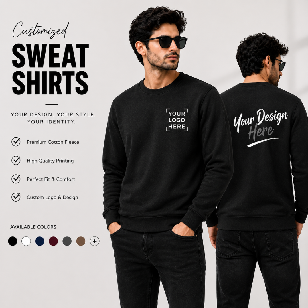 Customised Cotton Sweatshirt