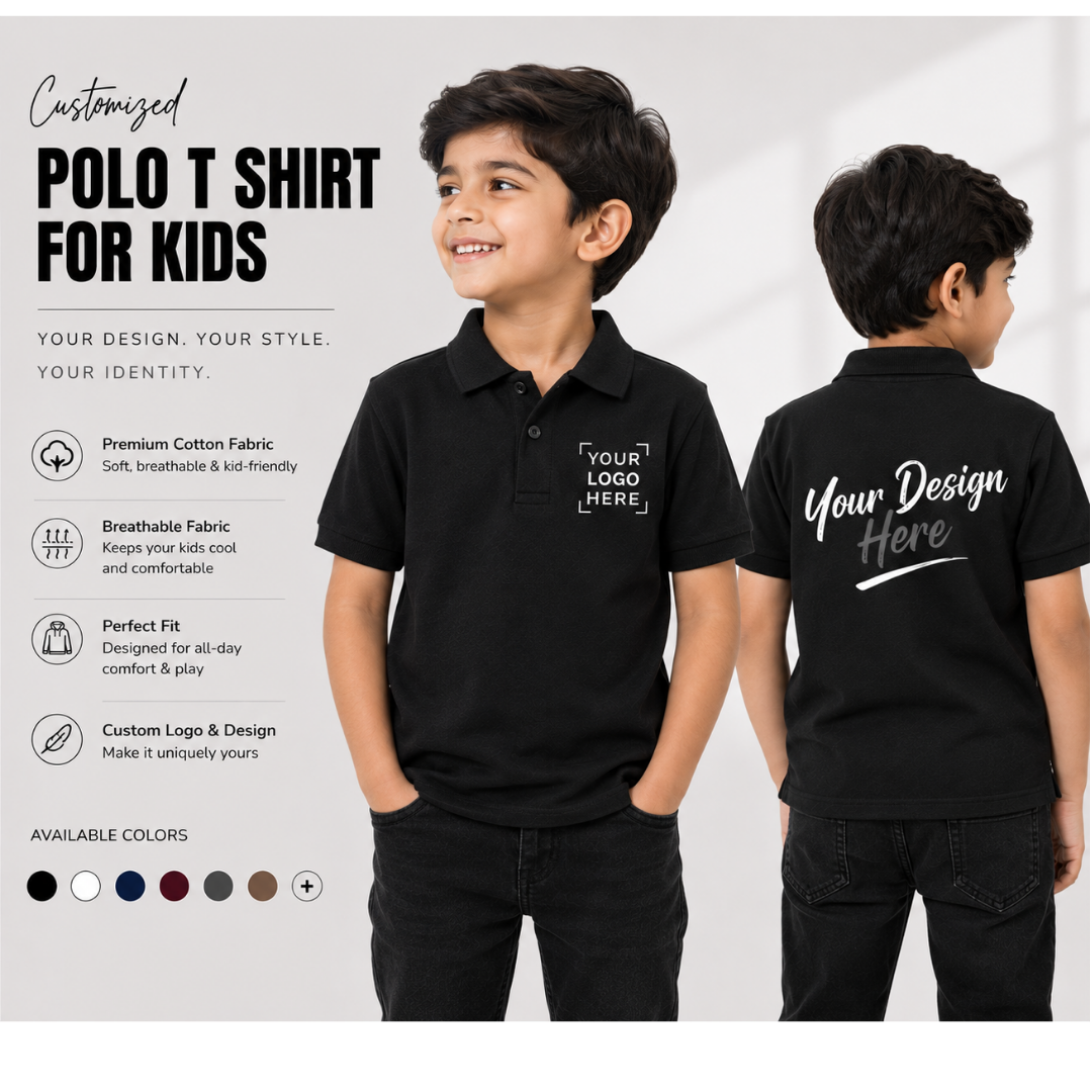 Customised Polo T-Shirt for Kids