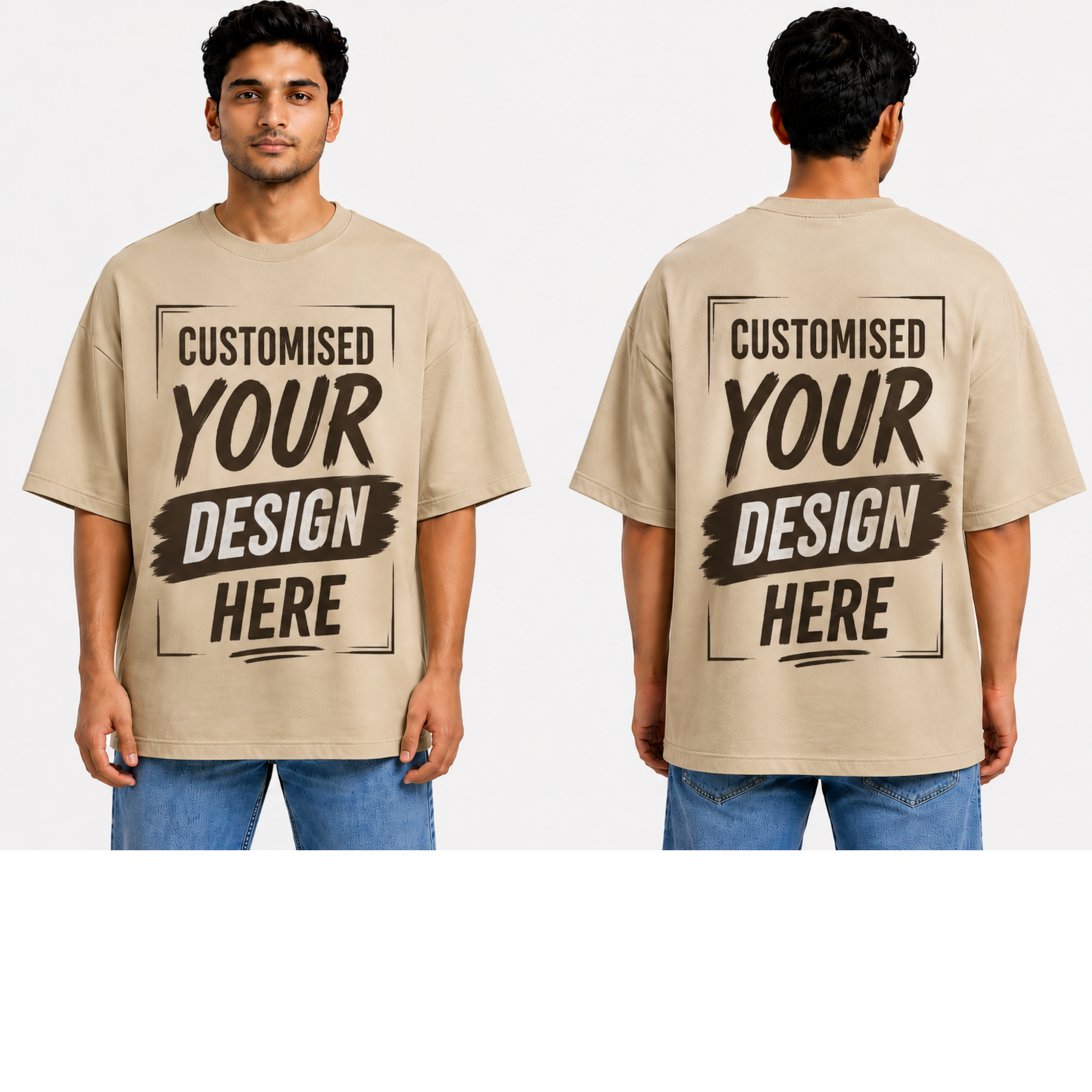 Customized Cotton Regular fit T shirt